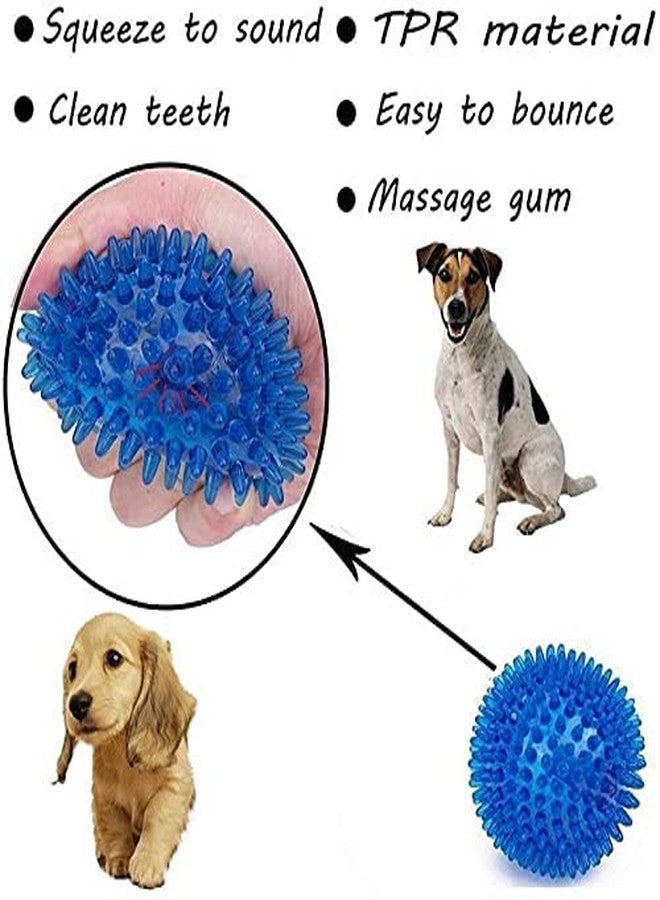 DOGTOWN Solid Spike Ball Toy for Small and Medium Dogs It's 100% Natural & SafeColor - Green - Image 5